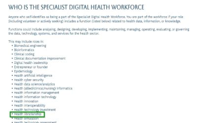 TANZ Specialist Digital Health Workforce Census – Help make Health Librarians Visible